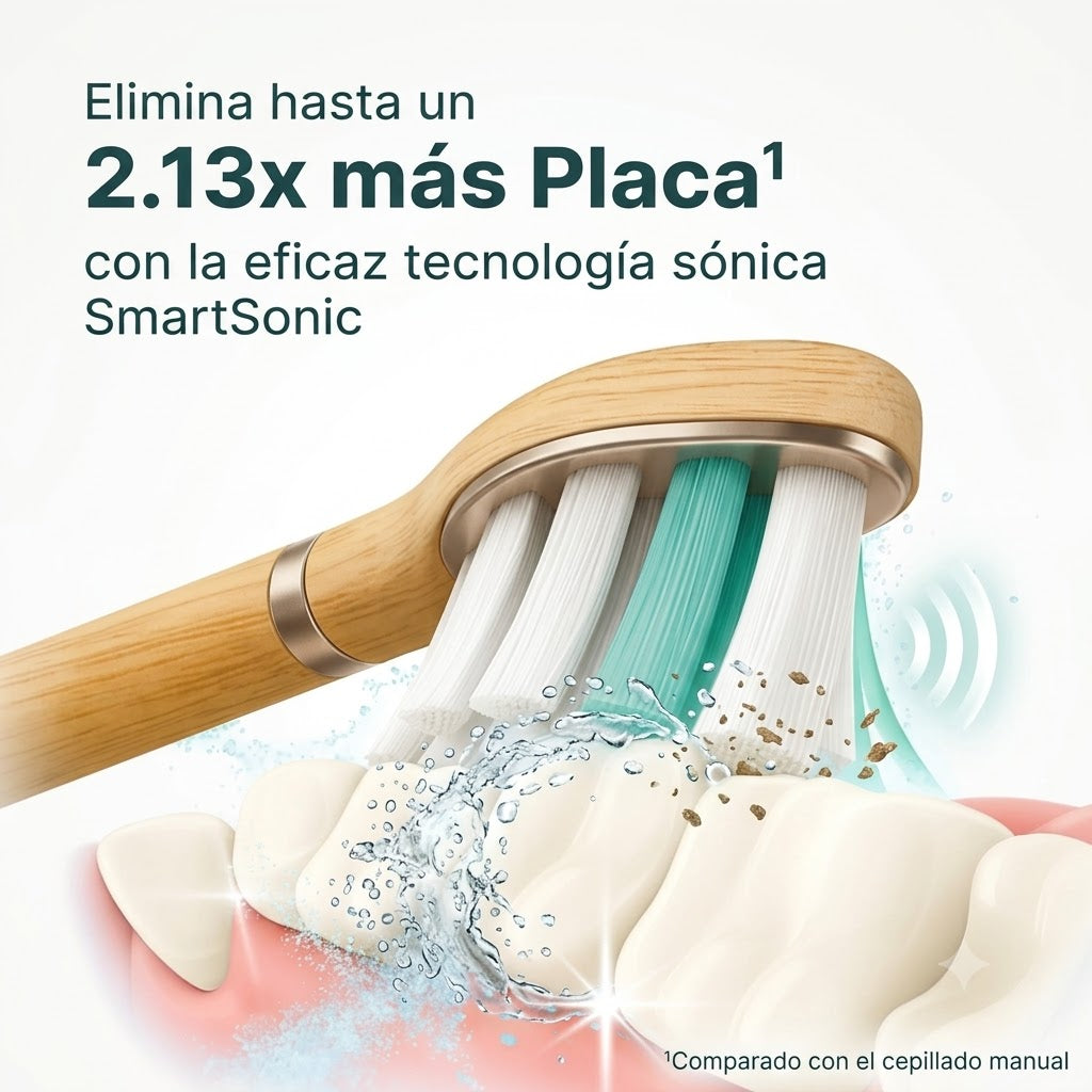Cepillo de dientes sónico duradero