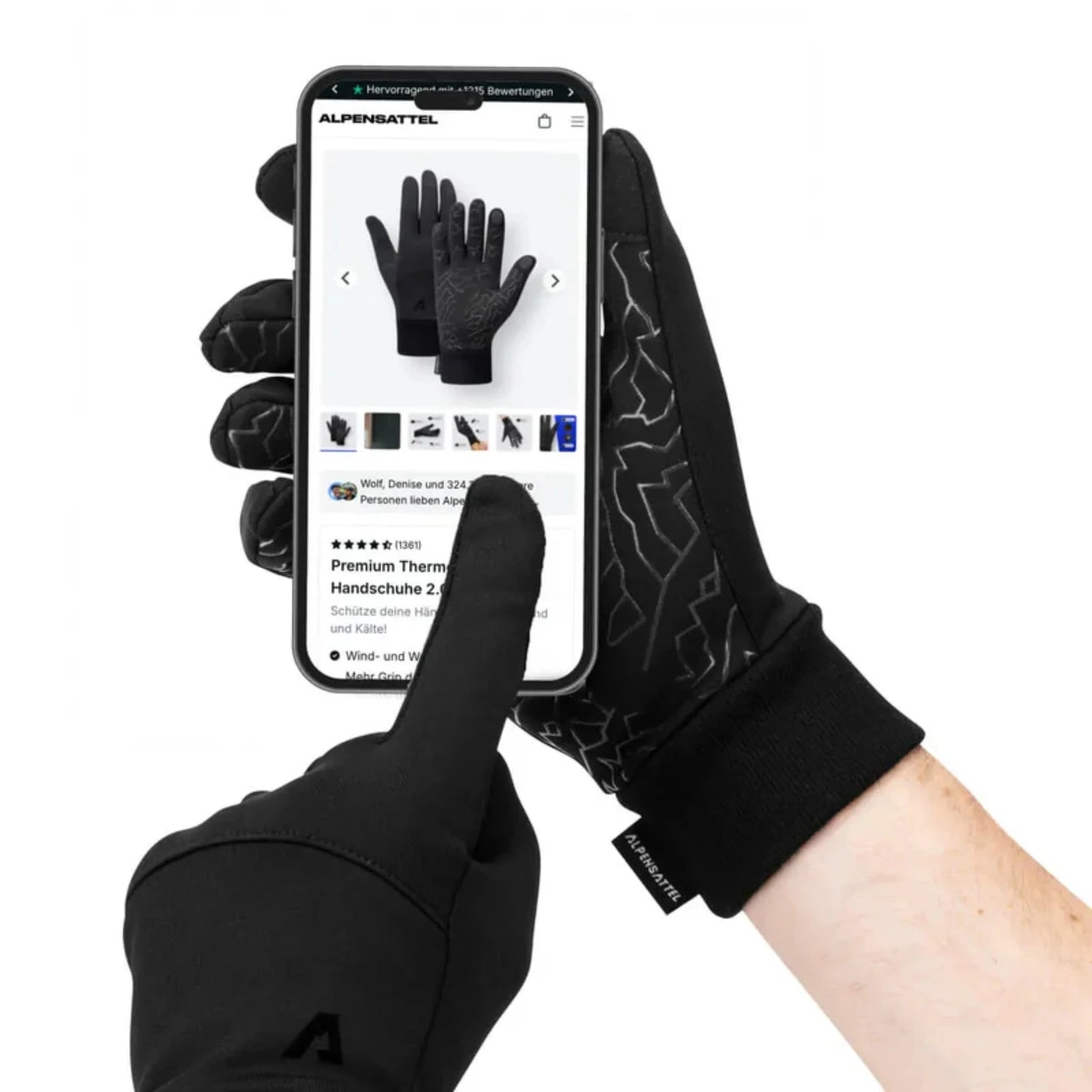 Gants de vélo thermiques Premium 2.0