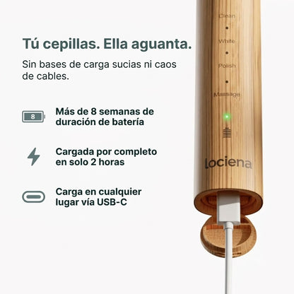 Cepillo de dientes sónico duradero
