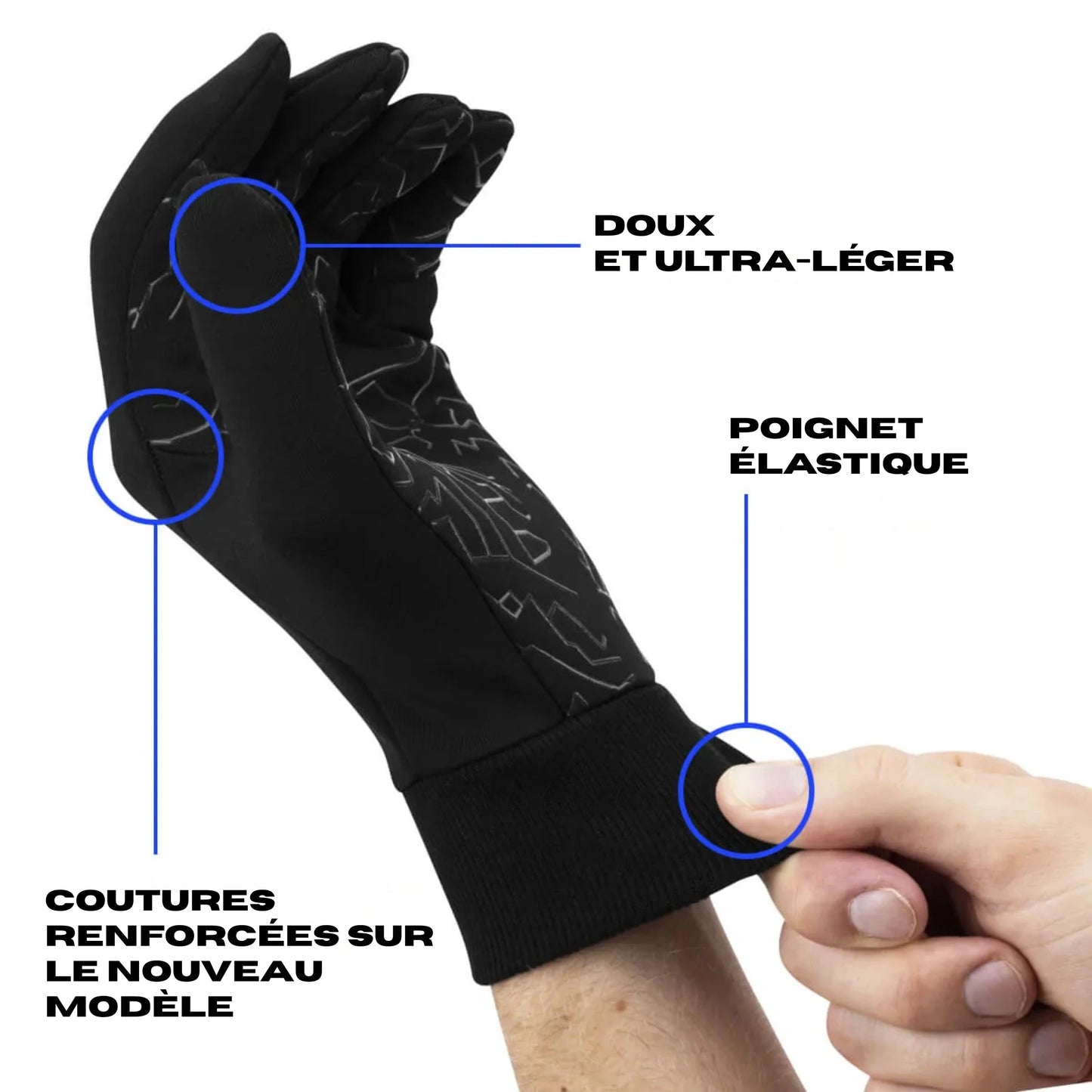 Gants de vélo thermiques Premium 2.0