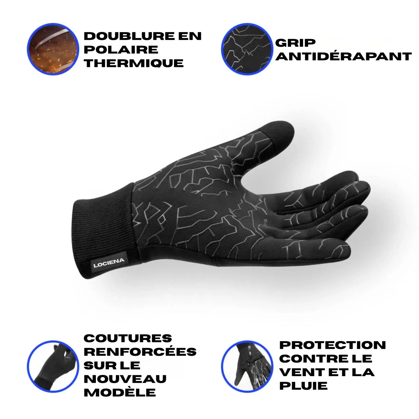 Gants de vélo thermiques Premium 2.0