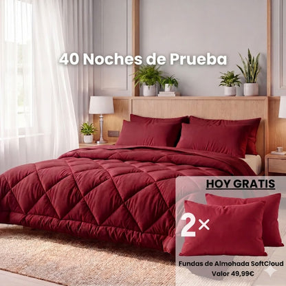 Lociena® Manta – El Edredón 2 en 1 de secado rápido que hace innecesaria la ropa de cama.