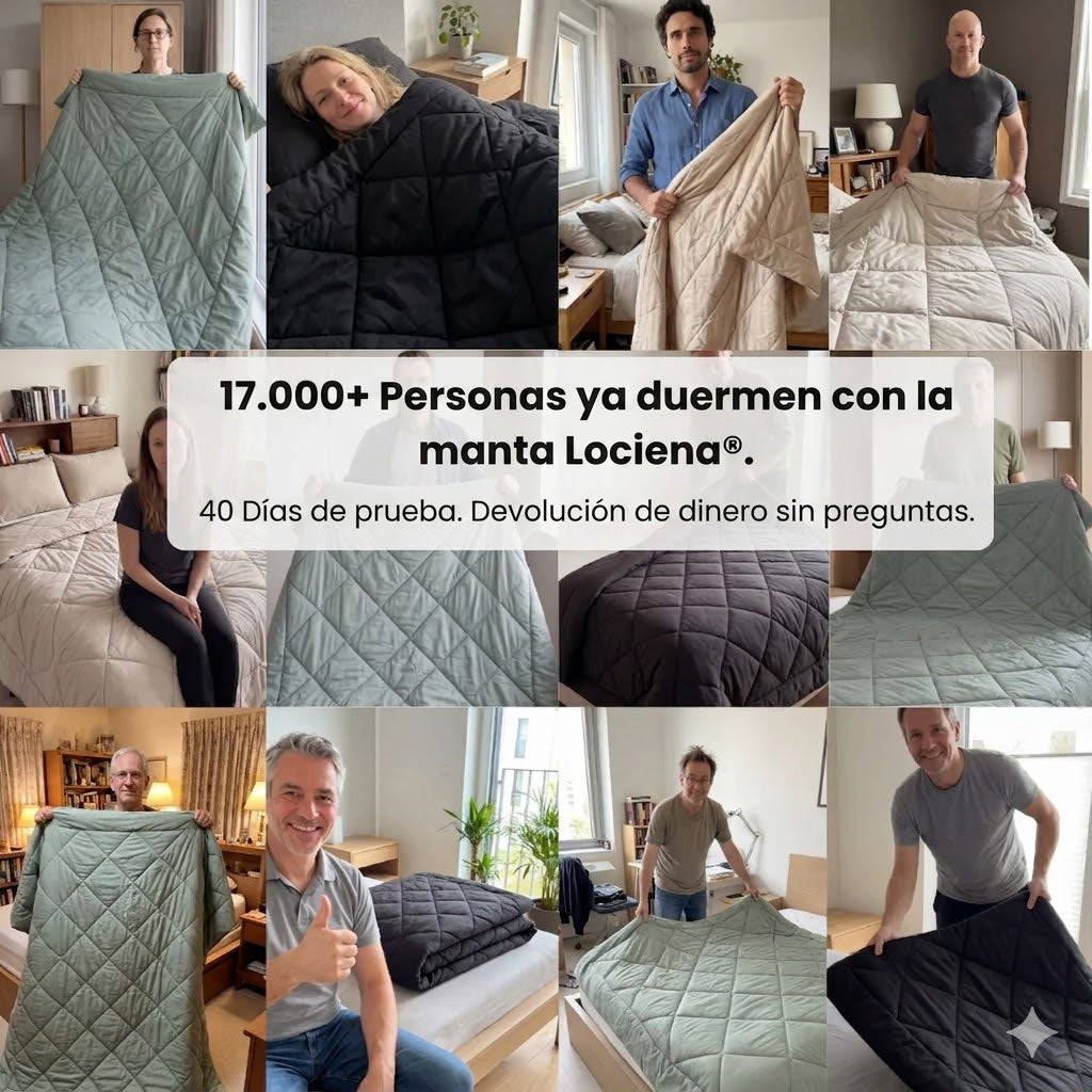Lociena® Manta – El Edredón 2 en 1 de secado rápido que hace innecesaria la ropa de cama.