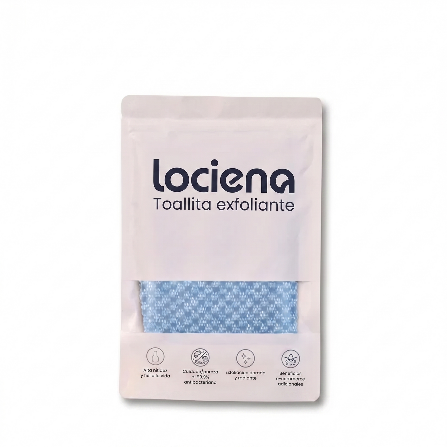 Toalla de ducha exfoliante lociena