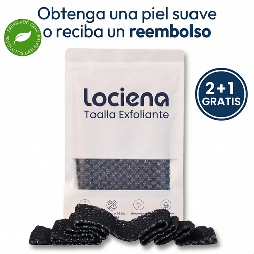 Toalla de ducha exfoliante lociena