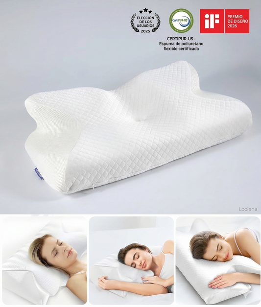 Lociena® Almohada cervical de espuma viscoelástica