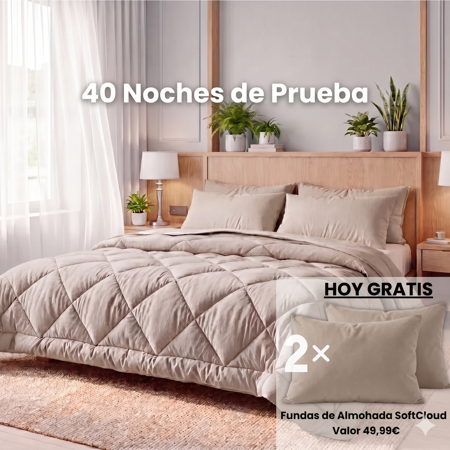 Lociena® Manta – El Edredón 2 en 1 de secado rápido que hace innecesaria la ropa de cama.