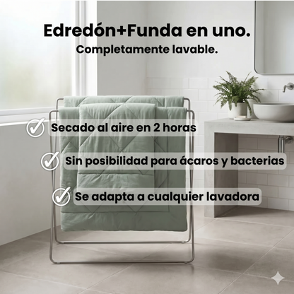 Lociena® Manta – El Edredón 2 en 1 de secado rápido que hace innecesaria la ropa de cama.