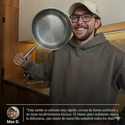 Sartén Martillada Pro de Titanio