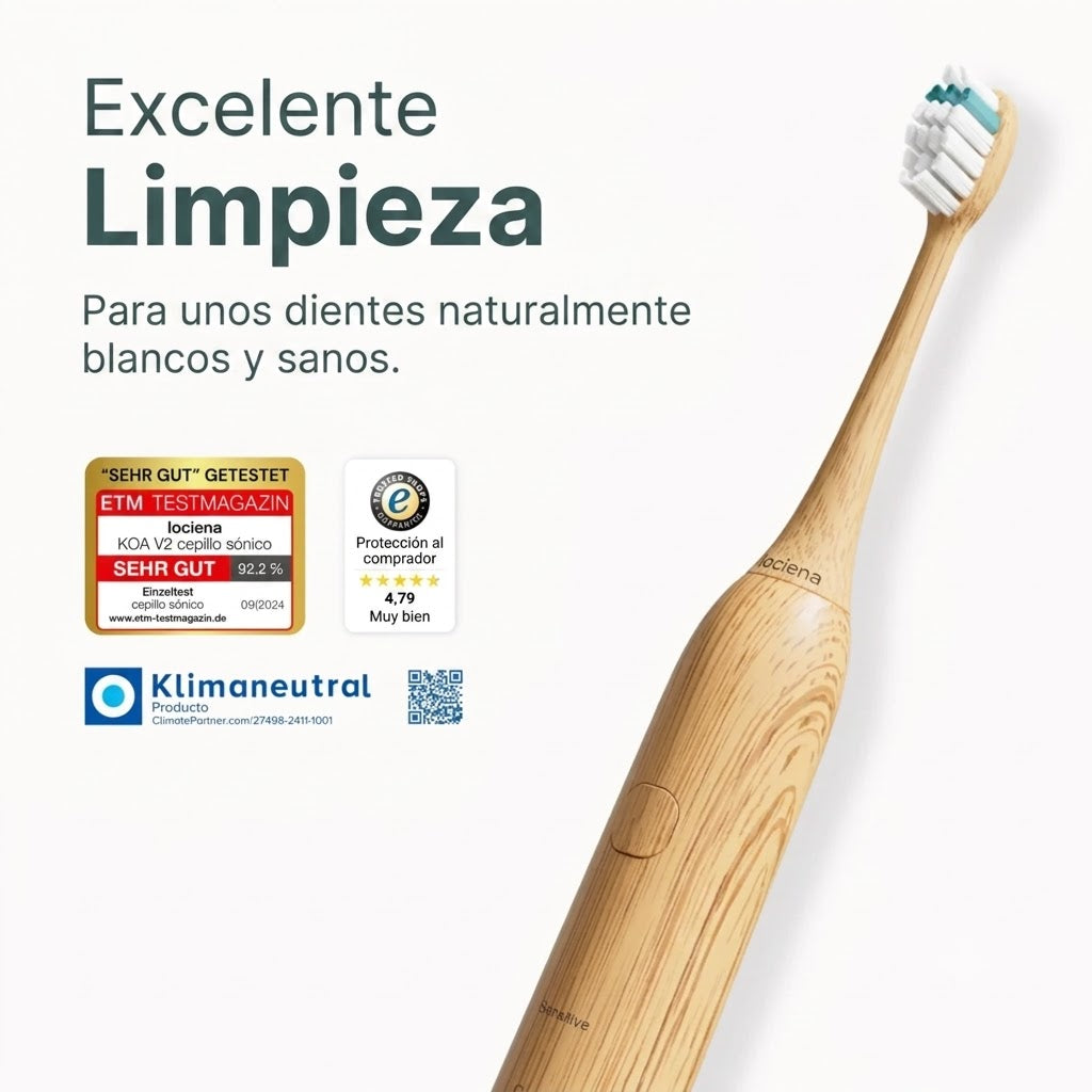 Cepillo de dientes sónico duradero